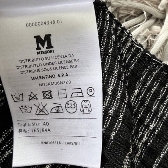 M MISSONI Space-Dye Sleeveless Mock-Neck Top - NEW - Picture 8 of 8